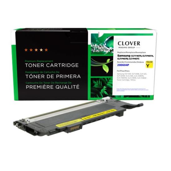 Clover Imaging Remanufactured Yellow Toner Cartridge for Samsung CLT-Y407S1