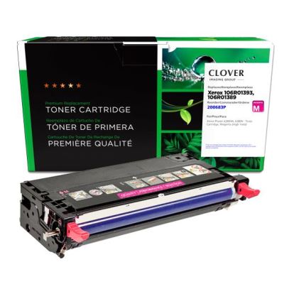 Clover Imaging Remanufactured High Yield Magenta Toner Cartridge for Xerox 106R01393/106R013891