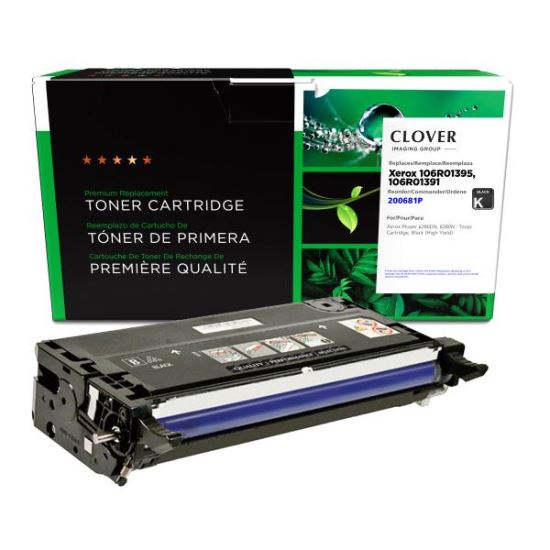 Clover Imaging Remanufactured High Yield Black Toner Cartridge for Xerox 106R01395/106R013911