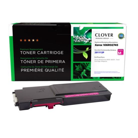 Clover Imaging Remanufactured Magenta Toner Cartridge for Xerox 106R027451