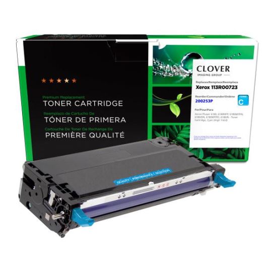 Clover Imaging Remanufactured High Yield Cyan Toner Cartridge for Xerox 113R007231