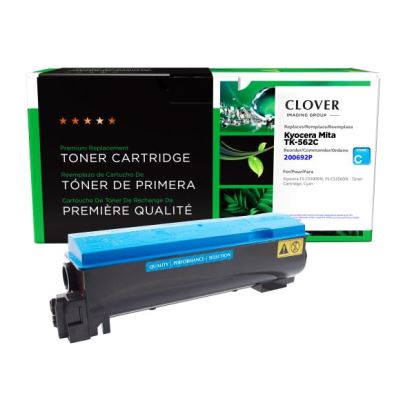 Clover Imaging Remanufactured Cyan Toner Cartridge for Kyocera TK-5621