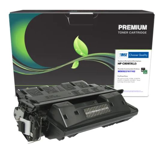 MSE Remanufactured Extended Yield Toner Cartridge for HP C8061X1
