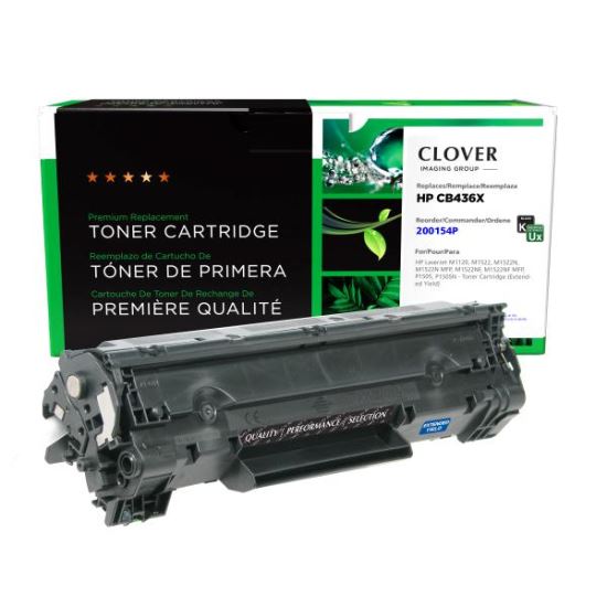 Clover Imaging Remanufactured Extended Yield Toner Cartridge for HP CB436A1