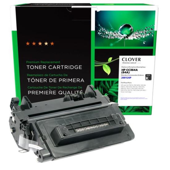 Clover Imaging Remanufactured Toner Cartridge for HP 64A (CC364A)1