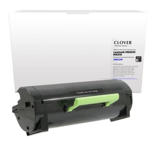 Clover Imaging Remanufactured Ultra High Yield Toner Cartridge for Lexmark MS510/MS610/MX510/MX6101