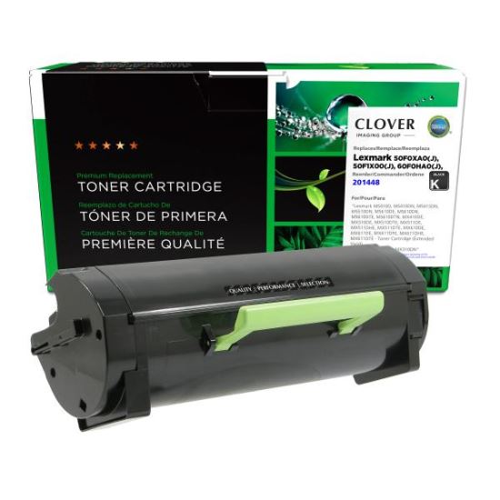 Clover Imaging Remanufactured Extended Yield Toner Cartridge for Lexmark MS410/MS415/MS510/MS610/MX410/MX510/MX6101