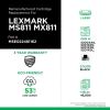 MSE Remanufactured Extra High Yield Toner Cartridge for Lexmark MS711/MS811/MS812/MX711/MX811/MX8123