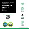 Clover Imaging Remanufactured Toner Cartridge for Lexmark MS8173