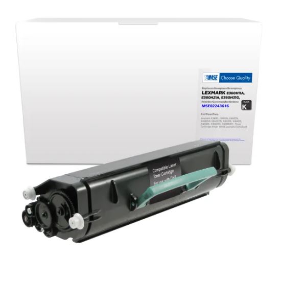 MSE Remanufactured High Yield Toner Cartridge for Lexmark E360/E460/E462/X463/X464/X4661
