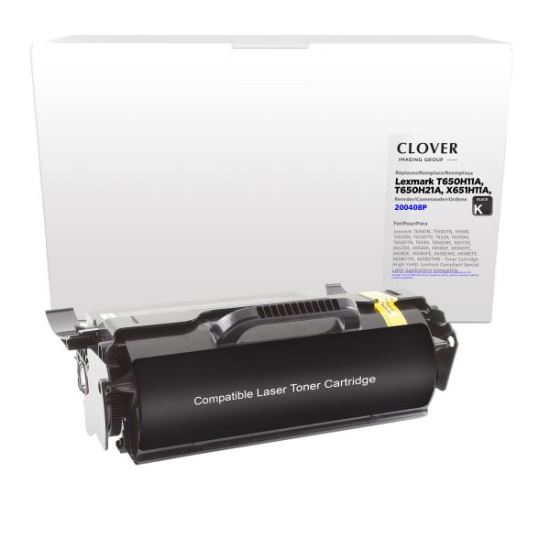 Clover Imaging Remanufactured High Yield Toner Cartridge for Lexmark T650/T652/T654/T656/X652/X654/X6561