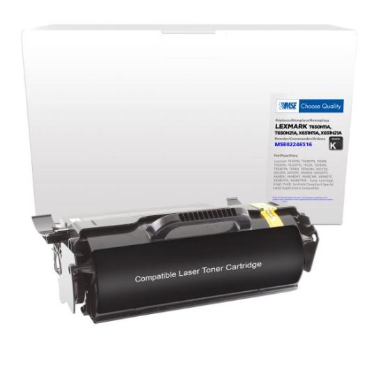 MSE Remanufactured High Yield Toner Cartridge for Lexmark T650/T652/T654/T656/X652/X654/X6561