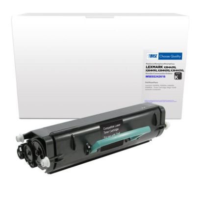 MSE Remanufactured High Yield Toner Cartridge for Lexmark X264/X363/X3641