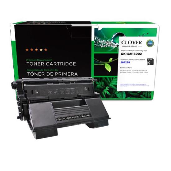 Clover Imaging Remanufactured High Yield Toner Cartridge for Okidata 521160021