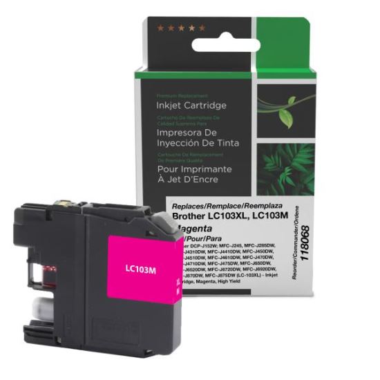 Clover Imaging Remanufactured High Yield Magenta Ink Cartridge for Brother LC103XL1