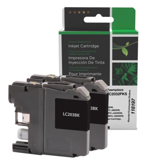 Clover Imaging Remanufactured High Yield Black Ink Cartridge for Brother LC203XL 2-Pack1