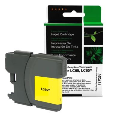 Clover Imaging Remanufactured High Yield Yellow Ink Cartridge for Brother LC651