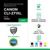 Clover Imaging Remanufactured High Yield Black, Cyan, Magenta, Yellow Ink Cartridges for Canon CLI-271XL 4-Pack3