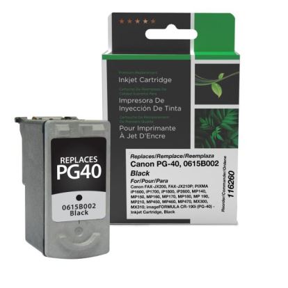 Clover Imaging Remanufactured Black Ink Cartridge for Canon PG-40 (0615B002)1