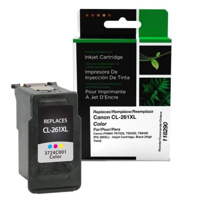 Clover Imaging Remanufactured High Yield Color Ink Cartridge for Canon CL-261XL (3724C001)1