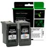 Clover Imaging Remanufactured Black, Color Ink Cartridges for Canon PG-240/CL-2411