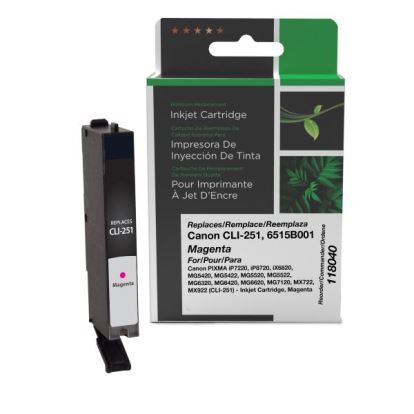 Clover Imaging Remanufactured Magenta Ink Cartridge for Canon CLI-251 (6515B001)1