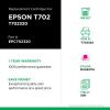 EPC Remanufactured Magenta Ink Cartridge for Epson T7023202