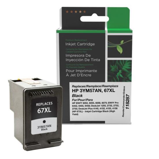 Clover Imaging Remanufactured High Yield Black Ink Cartridge for HP 67XL (3YM57AN)1