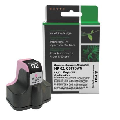 Clover Imaging Remanufactured High Yield Light Magenta Ink Cartridge for HP 02 (C8775WN)1