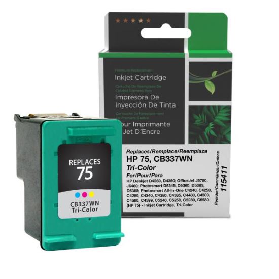 Clover Imaging Remanufactured Tri-Color Ink Cartridge for HP 75 (CB337WN)1