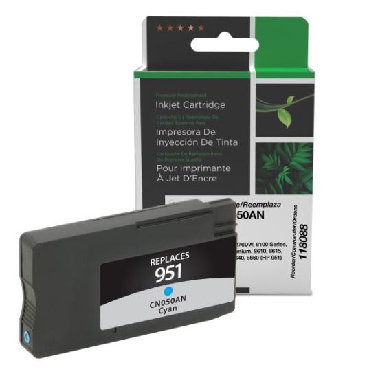 Clover Imaging Remanufactured Cyan Ink Cartridge for HP 951 (CN050AN)1