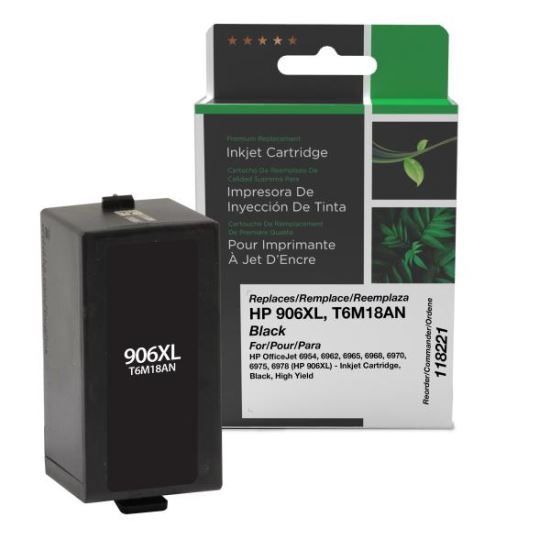 Clover Imaging Remanufactured High Yield Black Ink Cartridge for HP 906XL (T6M18AN)1