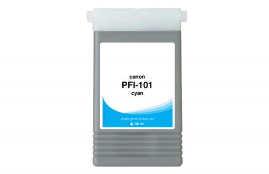 WF Non-OEM New Cyan Wide Format Ink Cartridge for Canon PFI-101 (0884B001AA)1