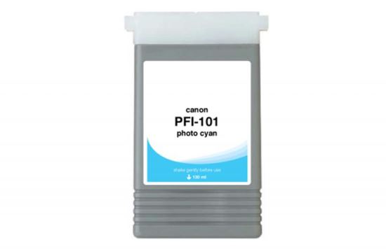 WF Non-OEM New Photo Cyan Wide Format Ink Cartridge for Canon PFI-101 (0887B001AA)1