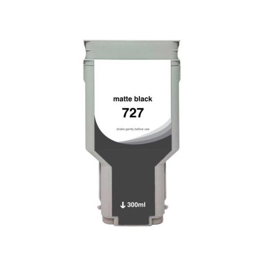 WF Non-OEM New High Yield Matte Black Wide Format Ink Cartridge for HP 727 (C1Q12A)1