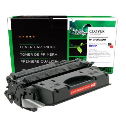 Clover Imaging Remanufactured High Yield MICR Toner Cartridge for HP CF280X, TROY 02-81551-0011