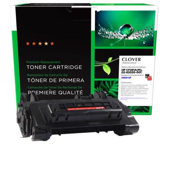 Clover Imaging Remanufactured MICR Toner Cartridge for HP CF281A, TROY 02-82020-0011