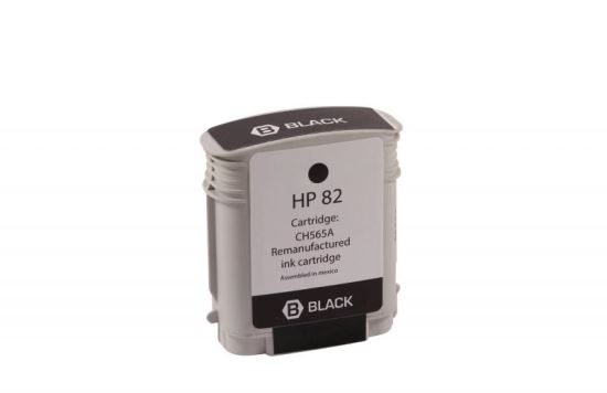 WF Remanufactured High Yield Black Wide Format Ink Cartridge for HP 82 (CH565A)1