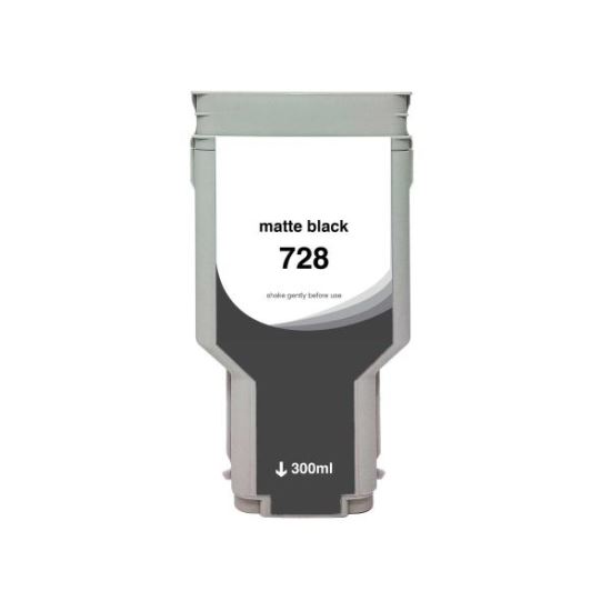 WF Non-OEM New Matte Black Wide Format Ink Cartridge for HP 728 (F9J68A)1