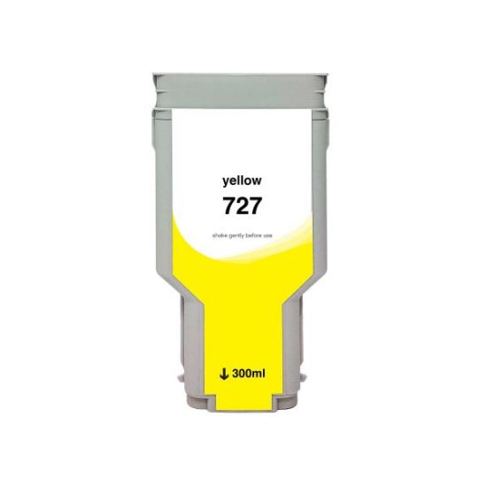 WF Non-OEM New High Yield Yellow Wide Format Ink Cartridge for HP 727 (F9J78A)1