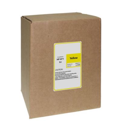 WF Non-OEM New Yellow Wide Format Ink Bag for HP 871 (G0Y81D)1