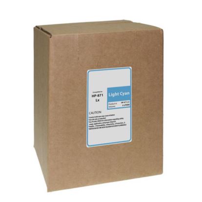WF Non-OEM New Light Cyan Wide Format Ink Bag for HP 871 (G0Y83D)1