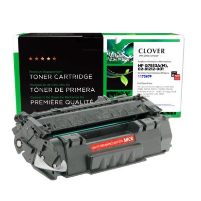 Clover Imaging Remanufactured MICR Toner Cartridge for HP Q7553A, TROY 02-81212-0011