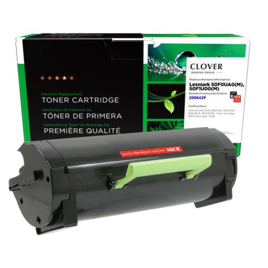 Clover Imaging Remanufactured Ultra High Yield MICR Toner Cartridge for Lexmark MS510/MS6101