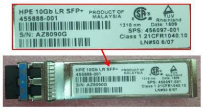 HPE BLc 10Gb LR SFP+ Opt1