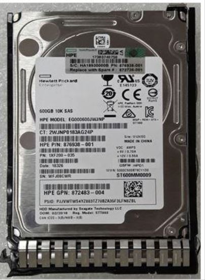 HPE 600GB 12G 10K SFF SAS DS SC Hard Drive1