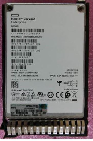 Depot International Remanufactured HPE 800GB SAS 12G Mixed Use SFF (2.5in) SC 3yr Wty Digitally Signed Firmware SSD1