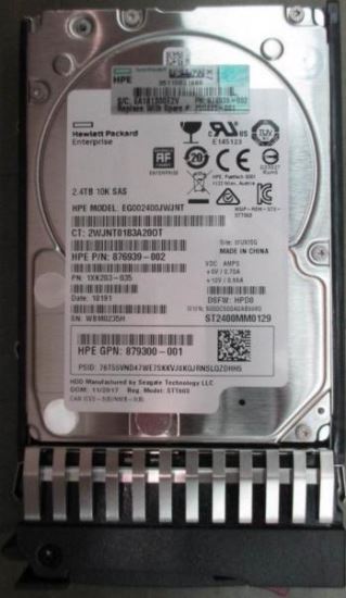 HPE MSA 2.4TB 12G SAS 10K 2.5IN 512E HDD1