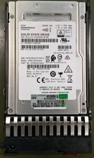 HPE MSA 960GB SAS 12G RI SFF SSD1