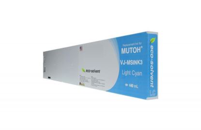 WF Non-OEM New Light Cyan Wide Format Inkjet Cartridge for Mutoh VJ-MSINK3-LC4401